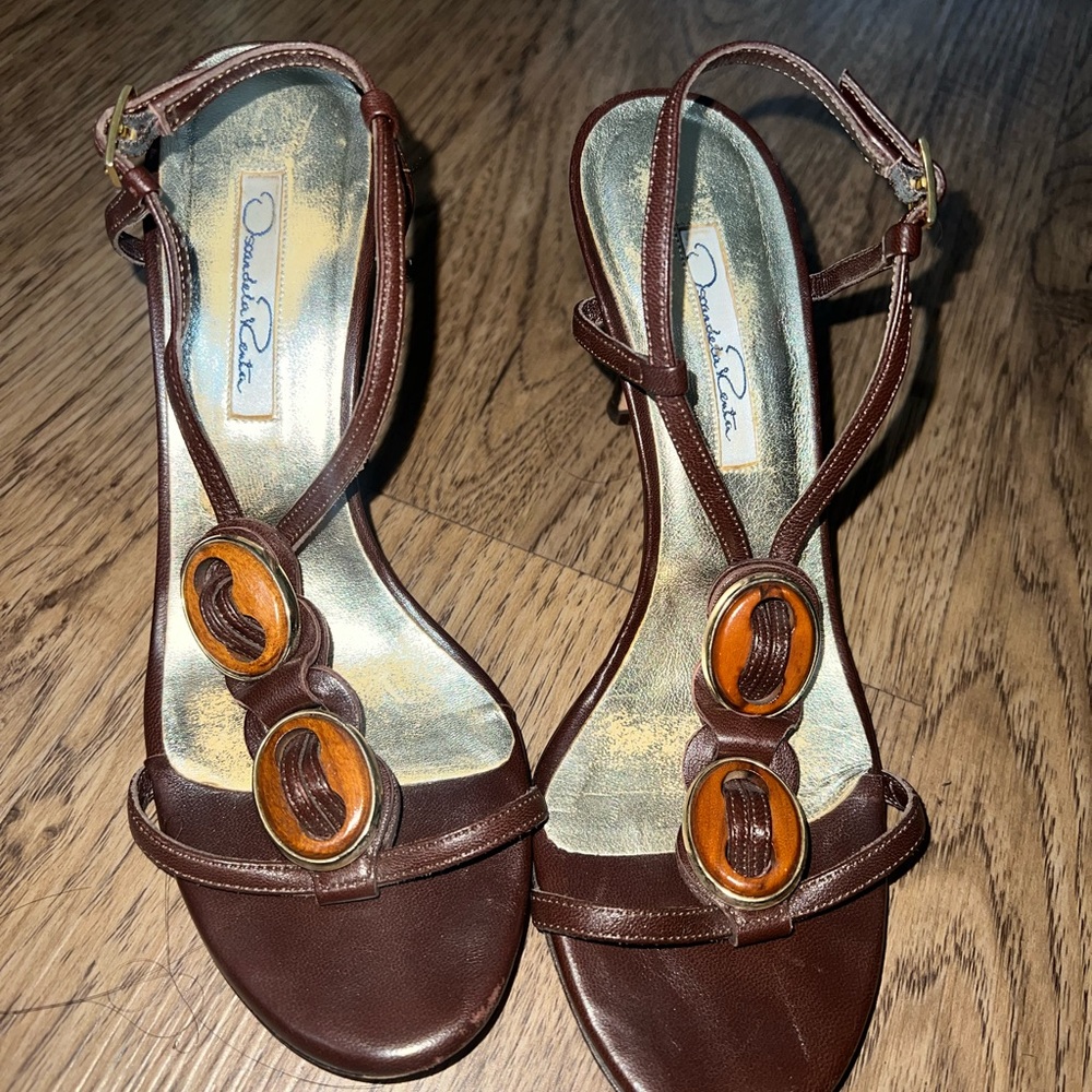 Vintage Oscar de la Renta high heels